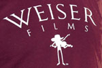 Weiser Films Fiddle T-Shirt, Maroon, photo